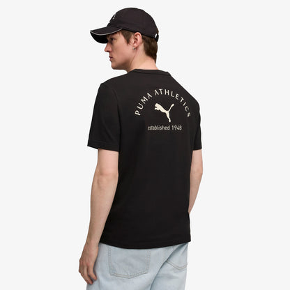 Puma Herren Erkek Siyah T-shirt