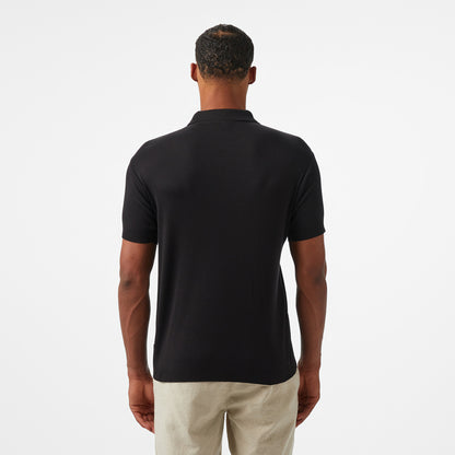 Nautica Erkek Siyah Classic Fit Polo