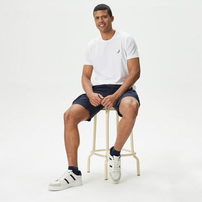 Nautica Erkek Beyaz Standart Fit T-shirt