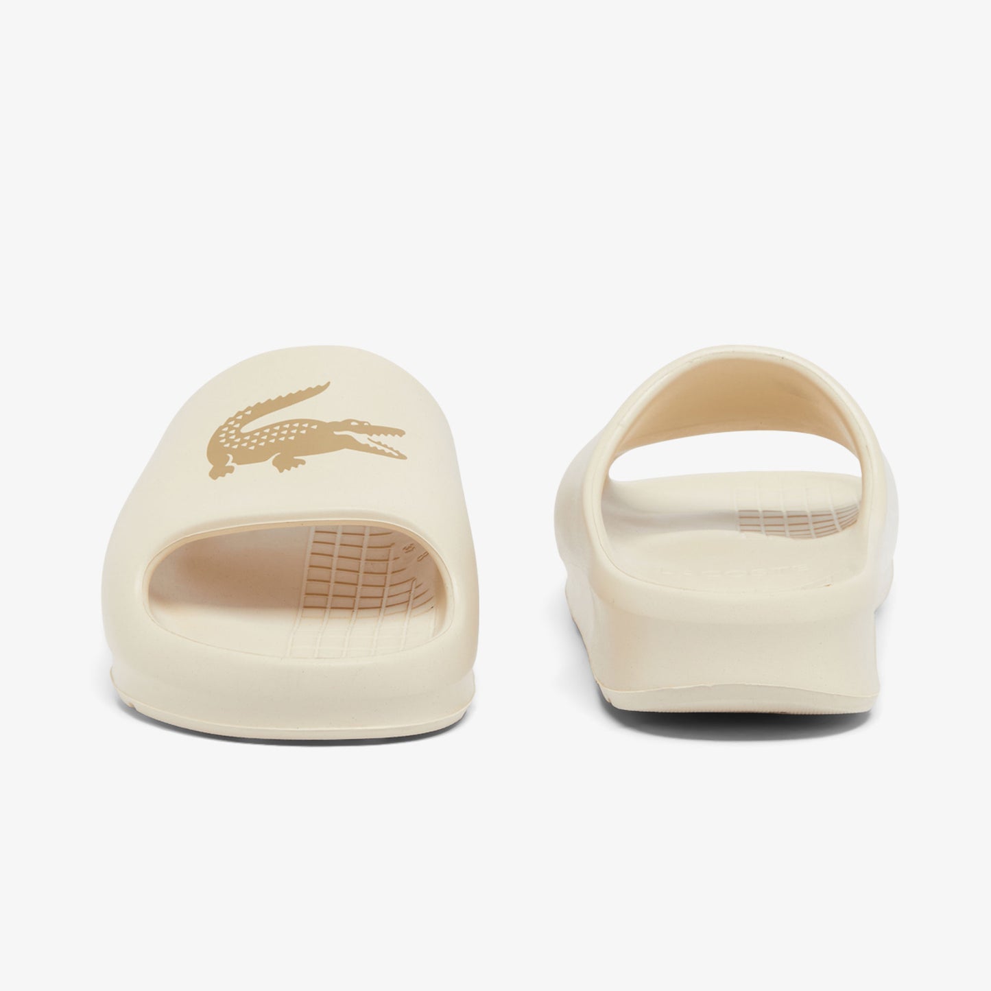 Lacoste Croco 2.0 Kadın Krem Terlik