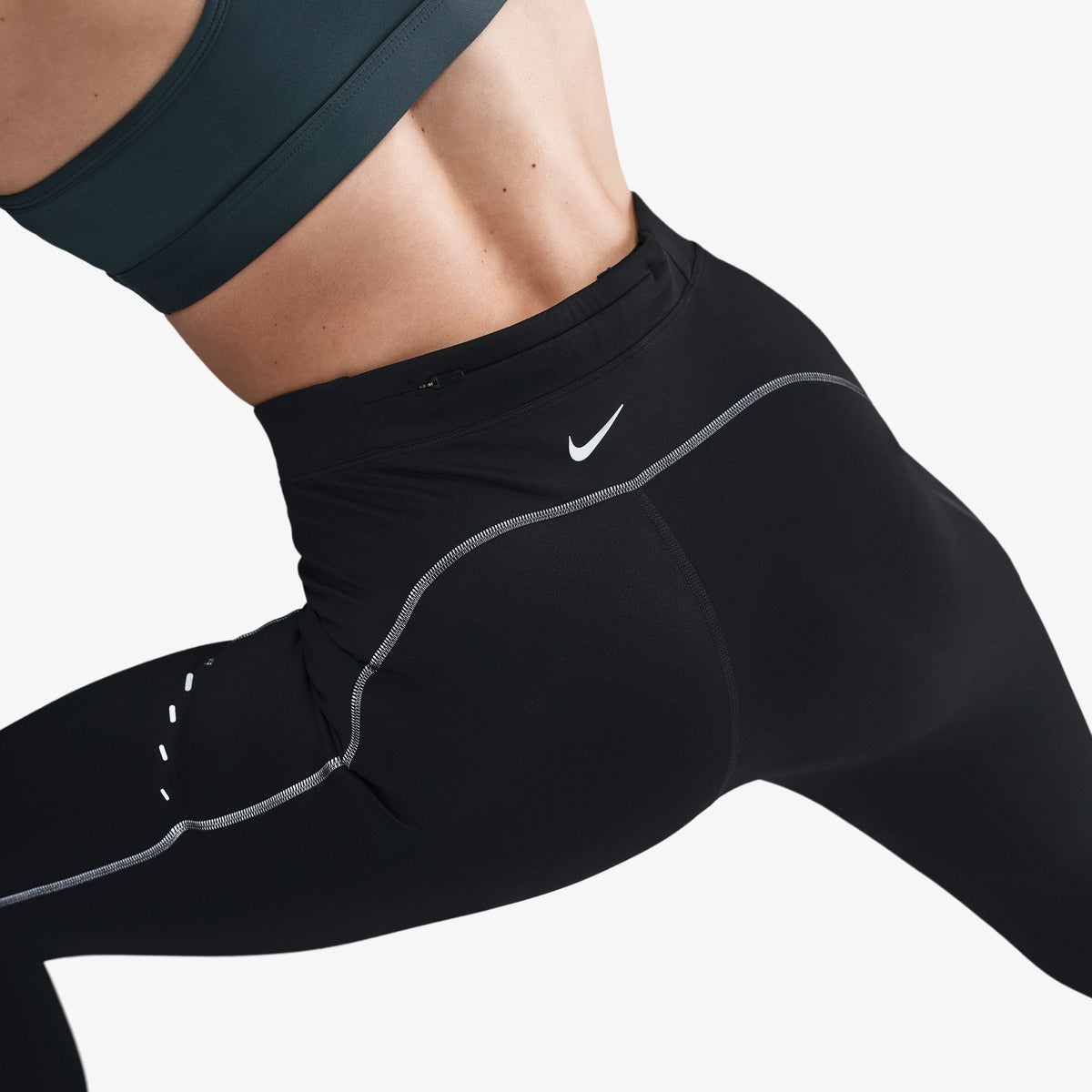 Nike Swft Tfadv Hr Ref 7/8 Tgt Kadın Siyah Tayt