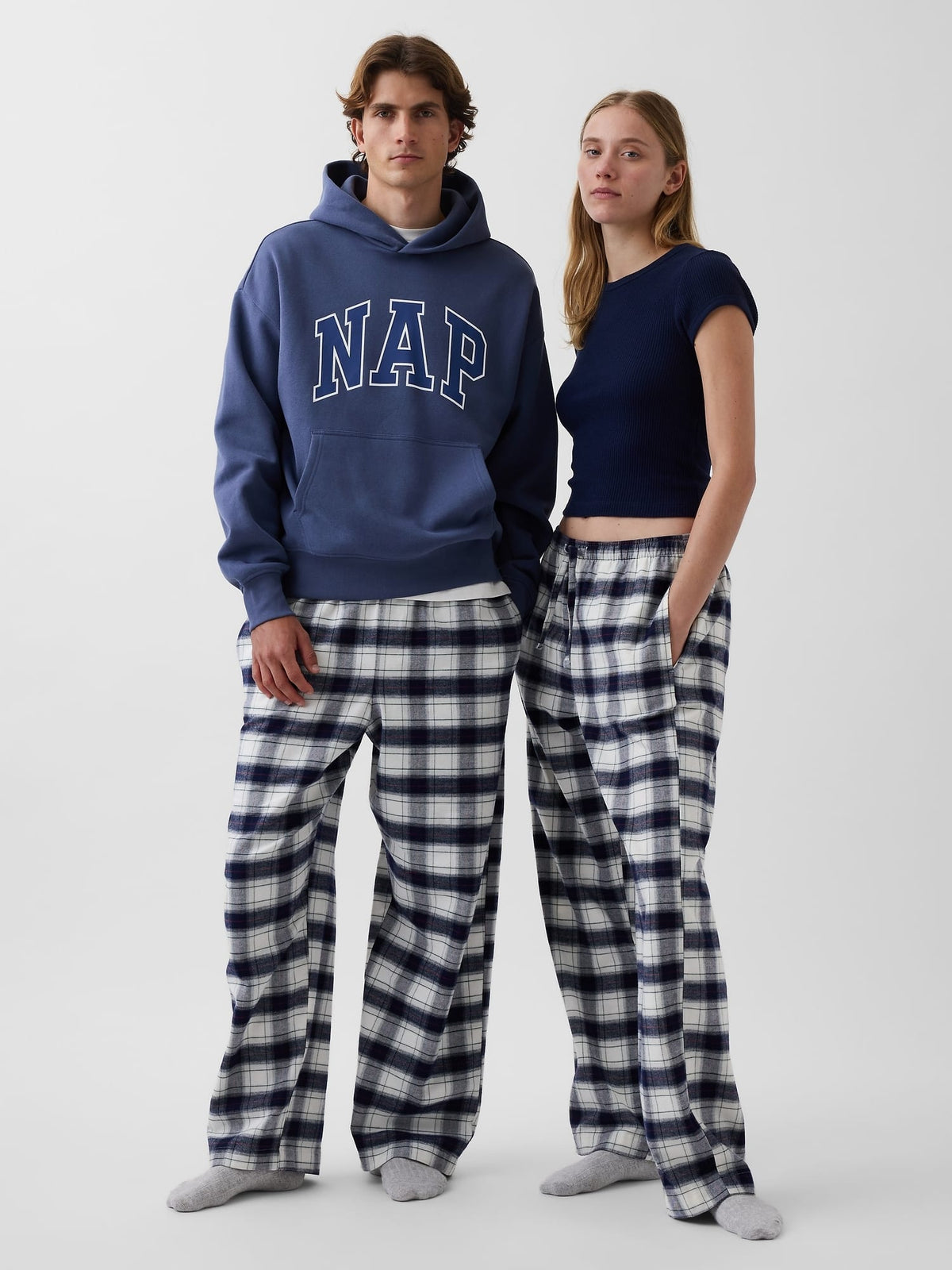 Lacivert Softest Flannel Pijama Altı