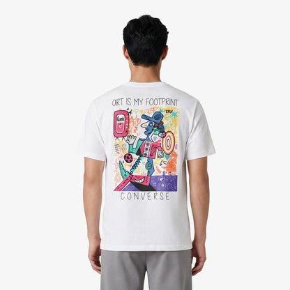 Converse Regular Fit Erkek Beyaz T-shirt