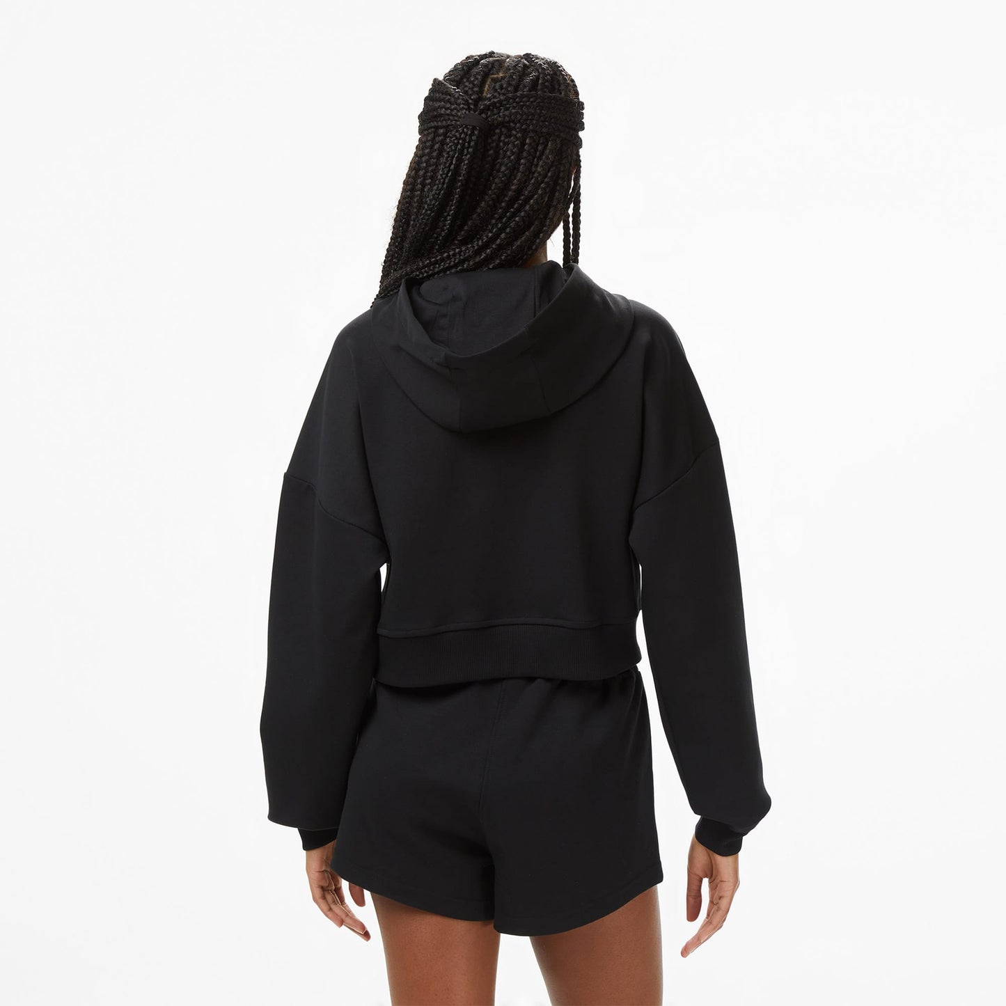 United4 Kadın Siyah Sweatshirt