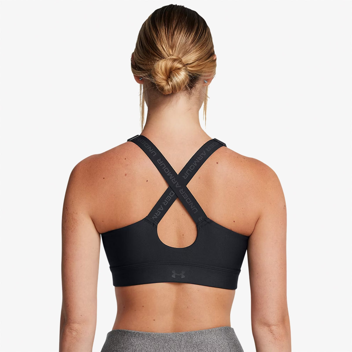 Under Armour Infinity High Zip 2.0 Kadın Siyah Bra