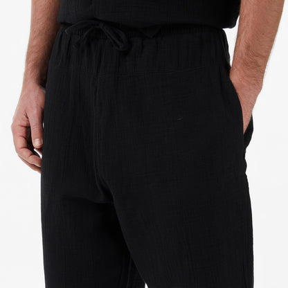 United4 Regular Fit Erkek Siyah Pantolon