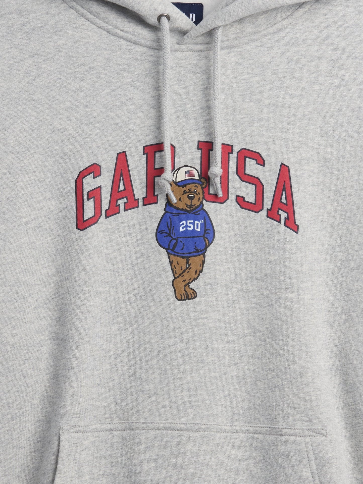Açık Gri Vintagesoft Oversized Americana Logo Sweatshirt