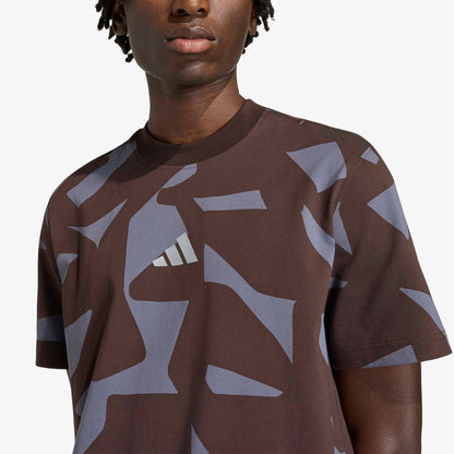 Adidas Amg C Ss T Erkek Kahverengi T-shirt