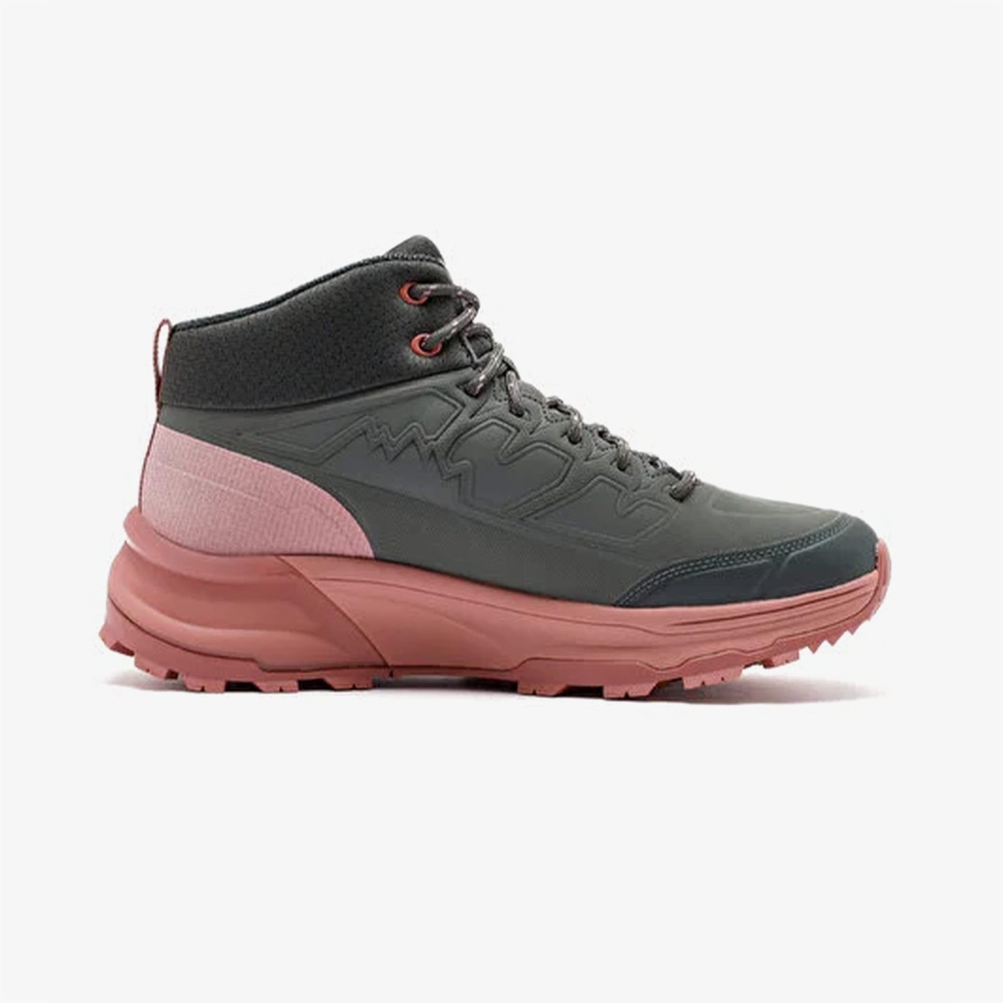 Skechers Max Protect Legacy - Weekend Getaway Kadın Gri Pembe Outdoor Bot