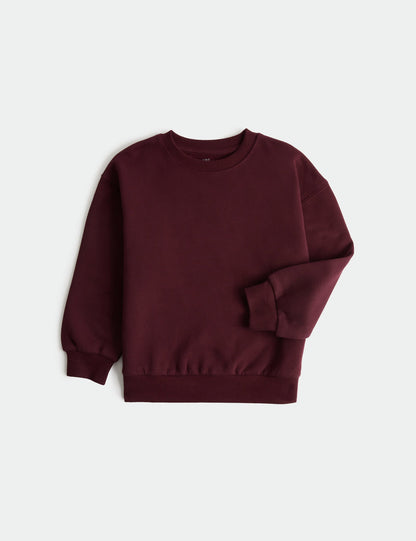 Pamuk Karışımlı Çocuk Sweatshirt