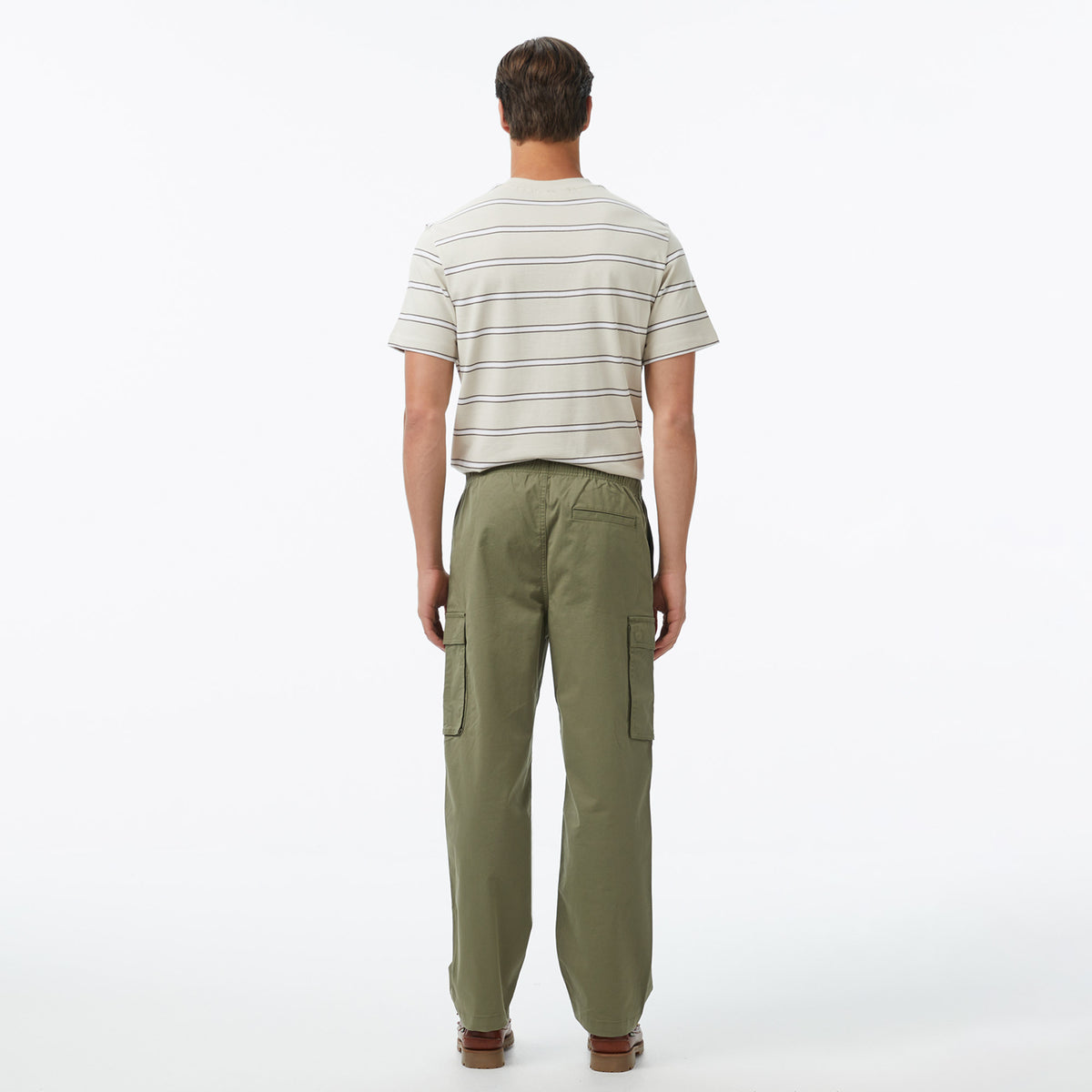 Calvin Klein Relaxed Straight Comfort Cotton Erkek Haki Pantolon