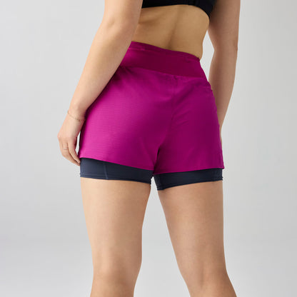Brooks High Point 3 2-in-1 2.0 Kadın Pembe Şort