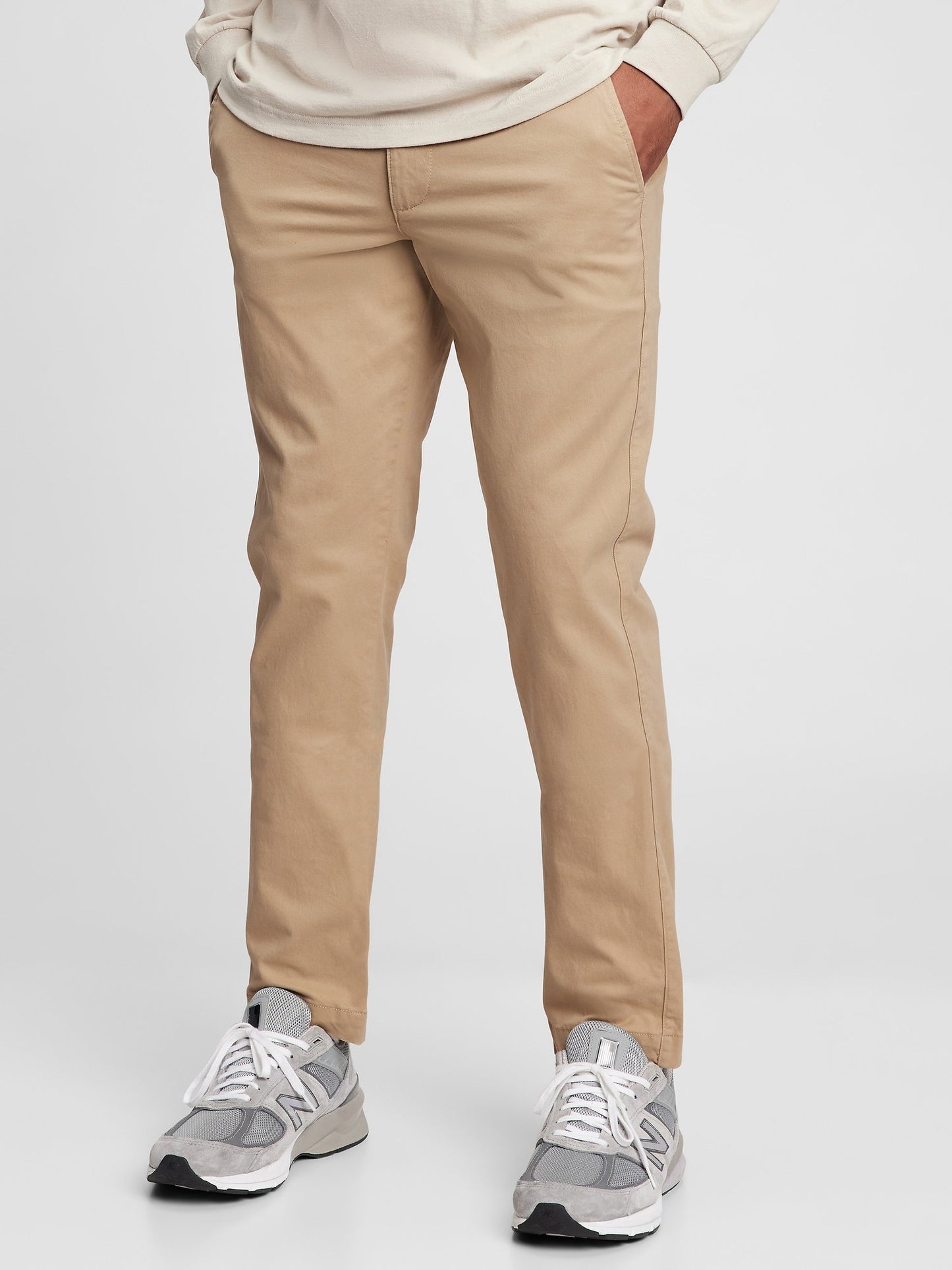 Açık Kahverengi Slim Khaki Pantolon