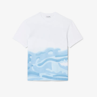 Lacoste Classic Fit Erkek Beyaz T-shirt