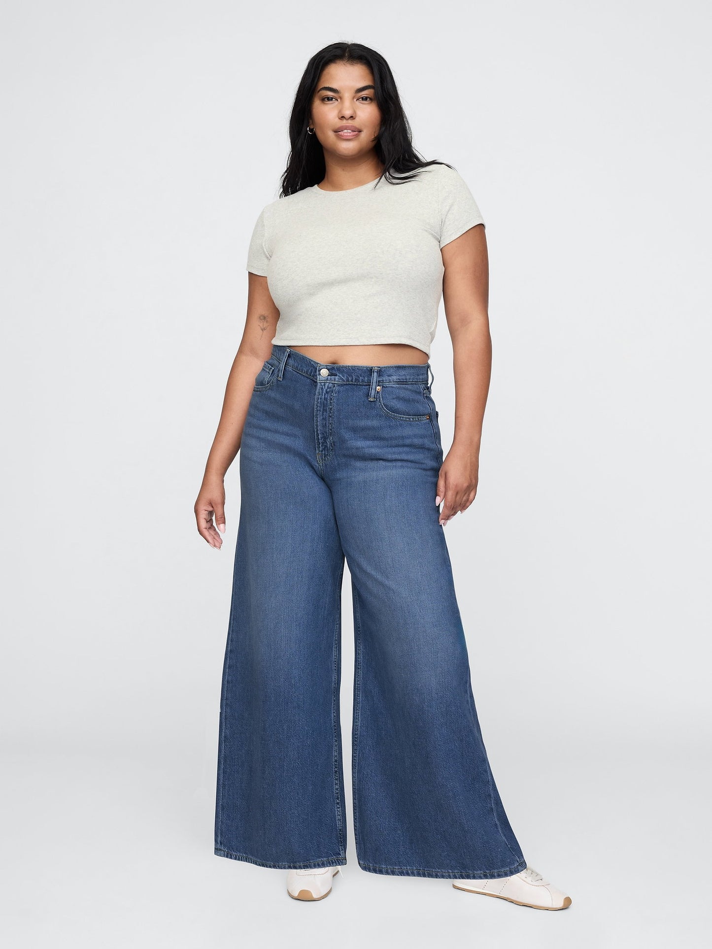 Mavi Mid Rise Ultrasoft Baggy Jean Pantolon