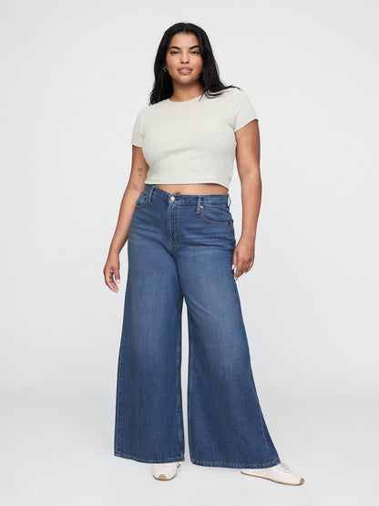 Mavi Mid Rise Ultrasoft Baggy Jean Pantolon