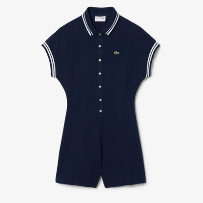 Lacoste Slim Fit Kadın Lacivert Polo