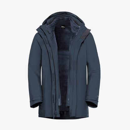 Jack Wolfskin Rotwand 3in3 Kadın Lacivert Ceket