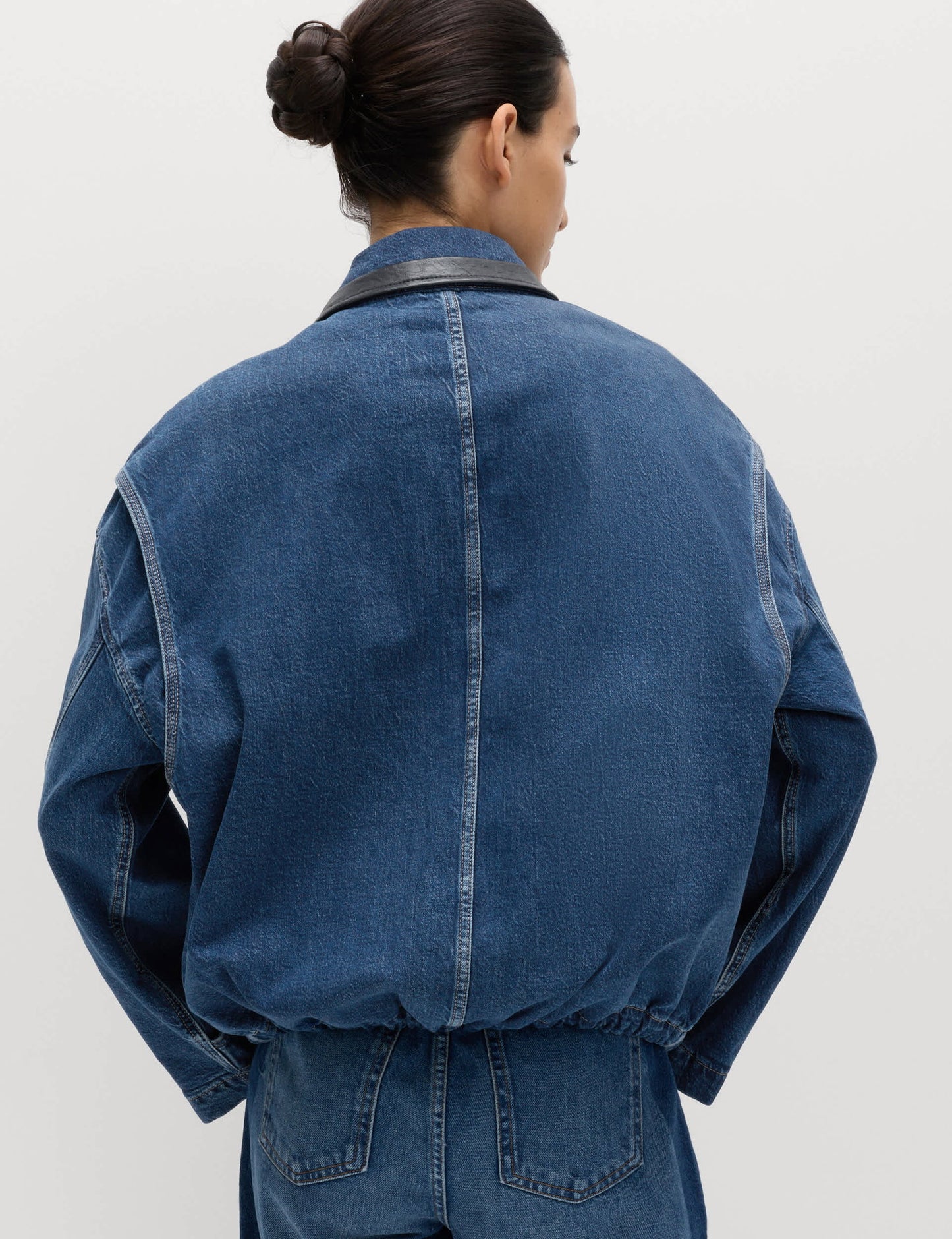 Denim Bomber Ceket