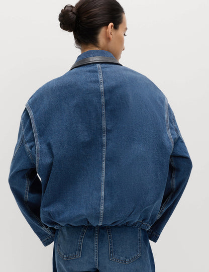 Denim Bomber Ceket