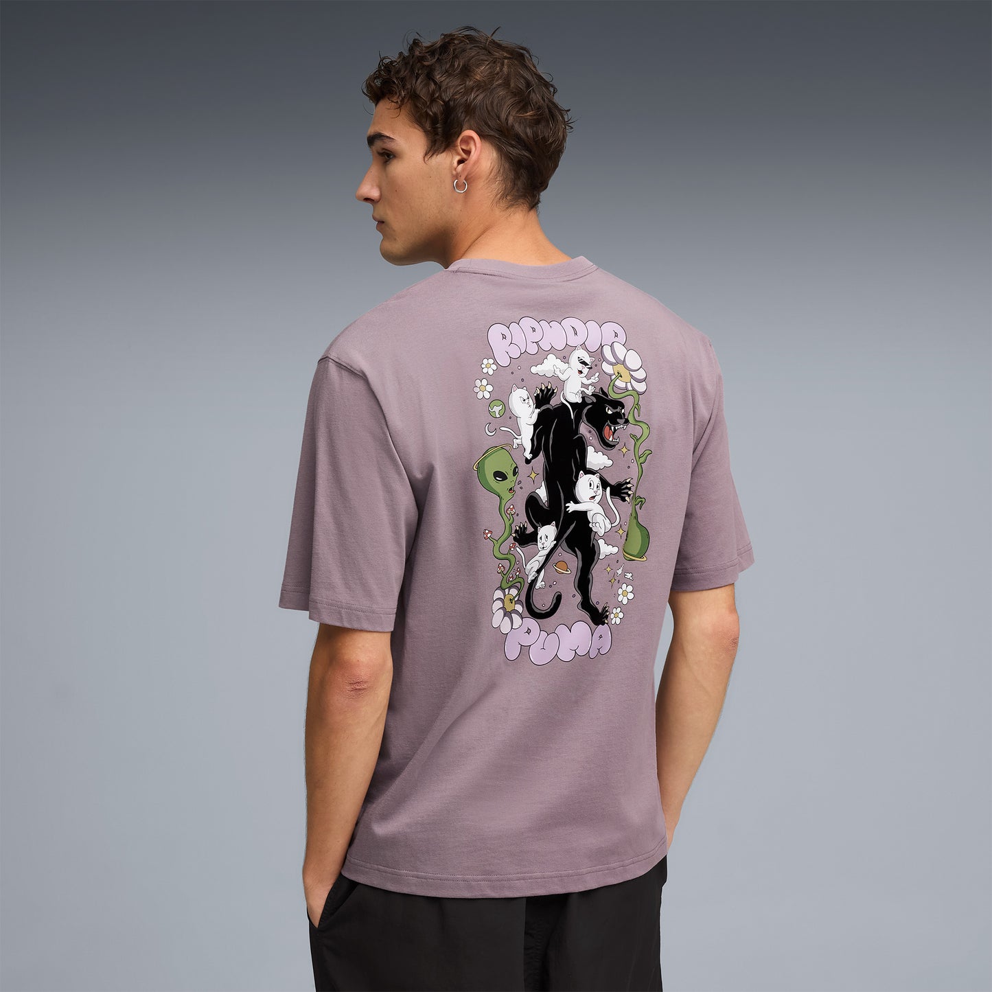 Puma X Ripndip Erkek Mor T-shirt