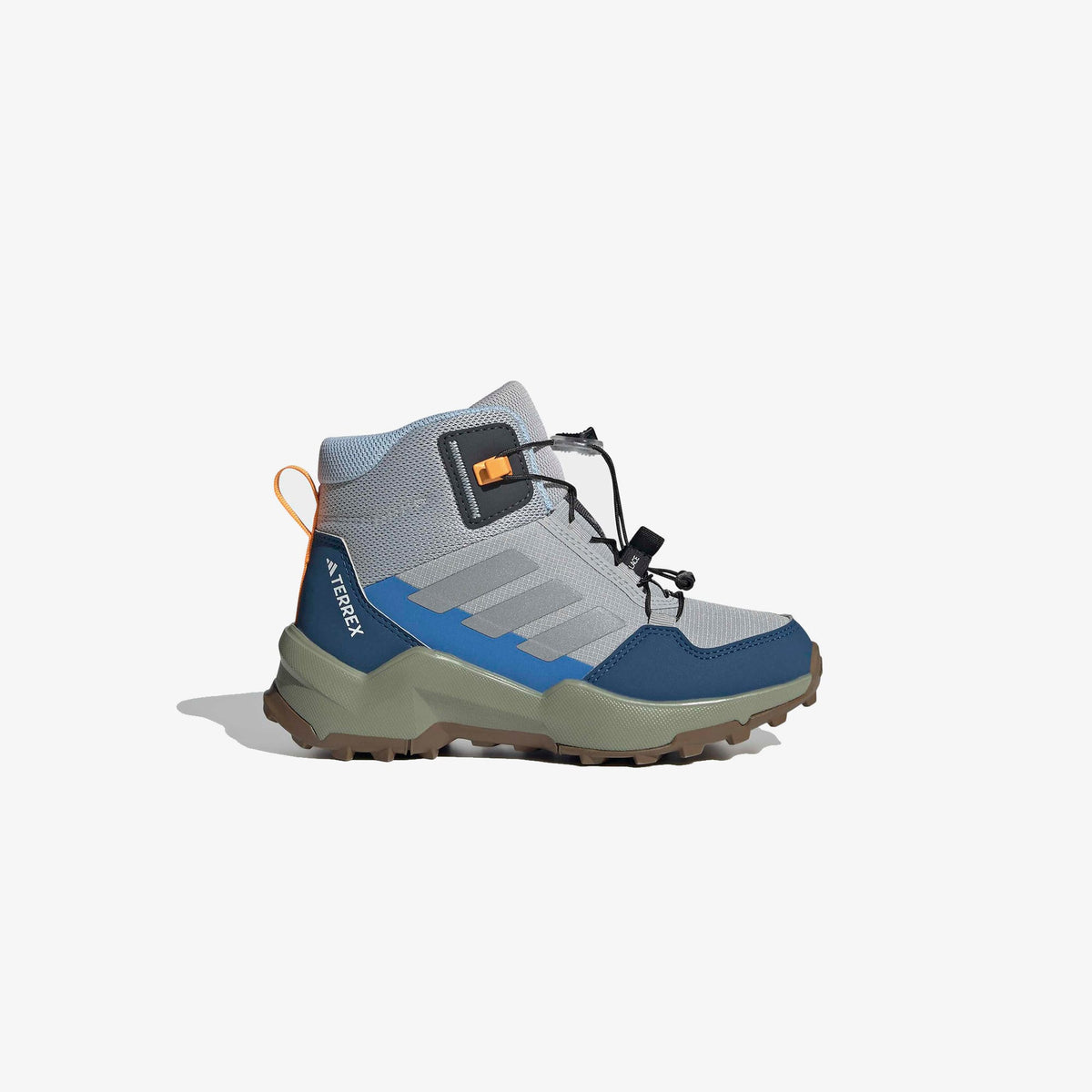 Adidas Terrex Ax4r Mid Sl Çocuk Gri Koşu Ayakkabısı