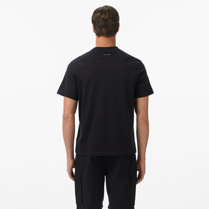 Calvin Klein 20s Easy Collegiate Badge Erkek Siyah T-shirt