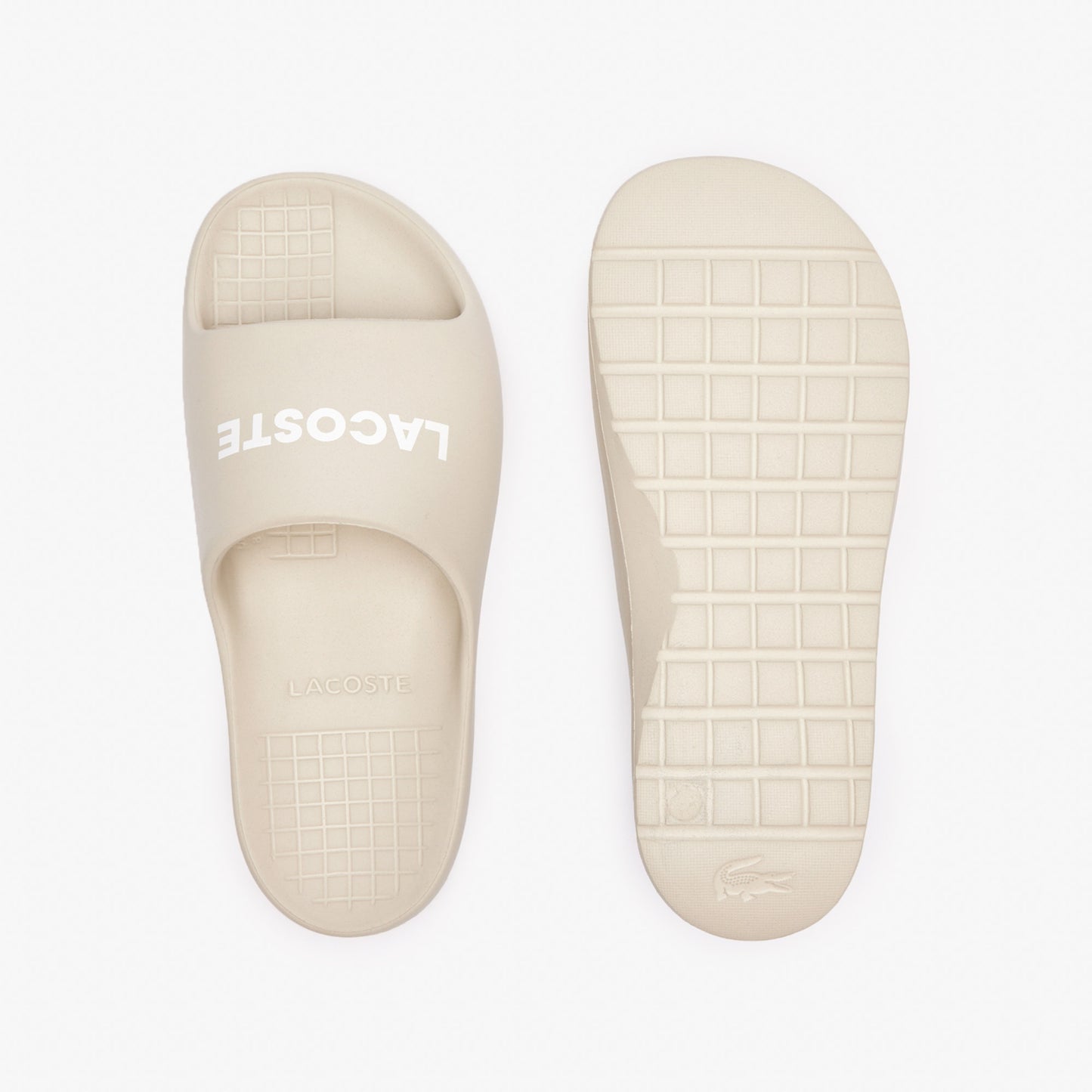 Lacoste Croco 2.0 Erkek Bej Terlik