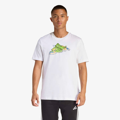 Adidas Novelty Mini Erkek Beyaz T-shirt