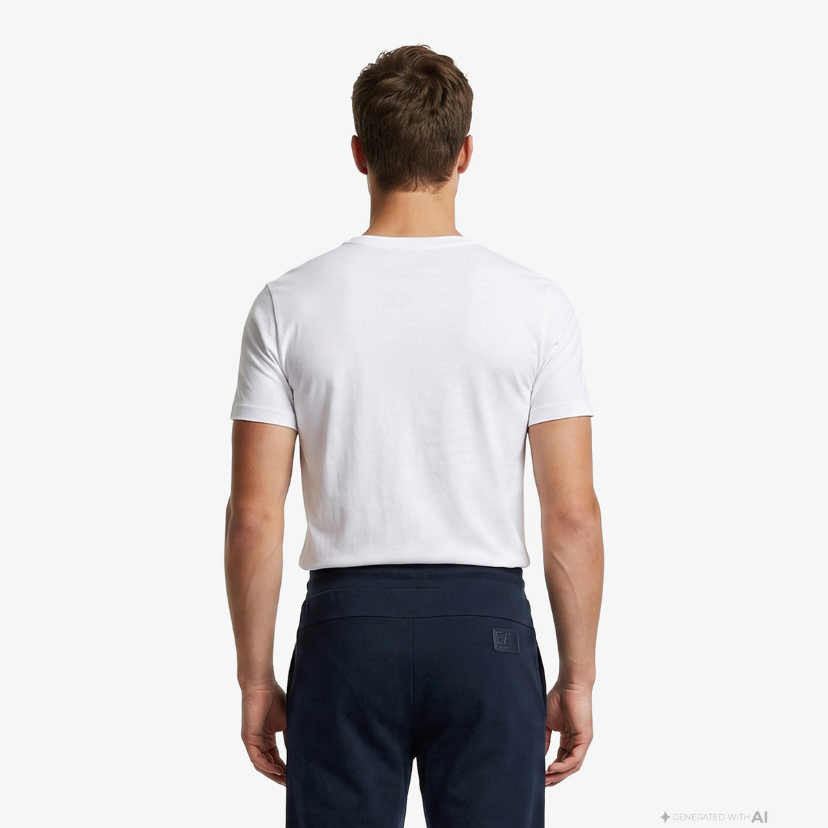 Ea7 Erkek Beyaz T-shirt