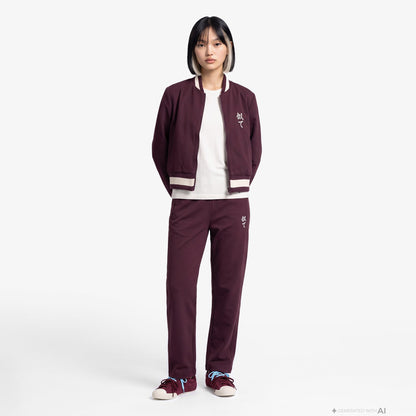 United4 Regular Kadın Bordo Mont