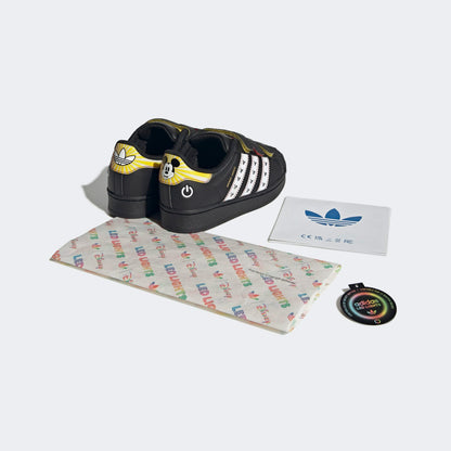 Adidas Superstar Led Lights Cf C Çocuk Siyah Spor Ayakkabı