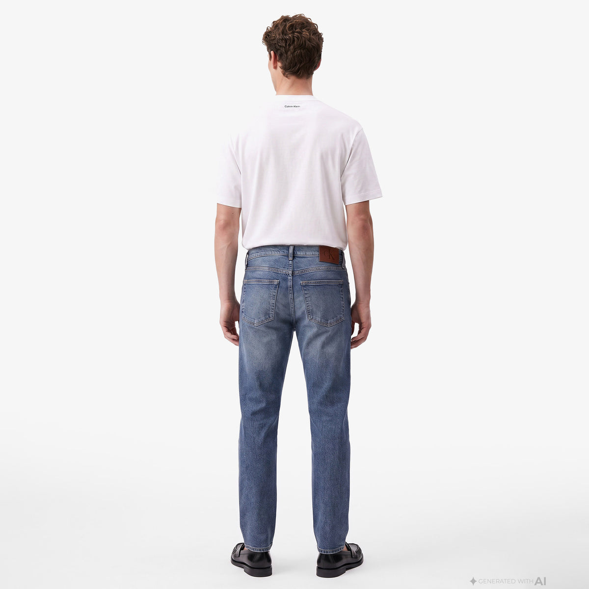 Calvin Klein Classic Taper Blue Erkek Mavi Jean
