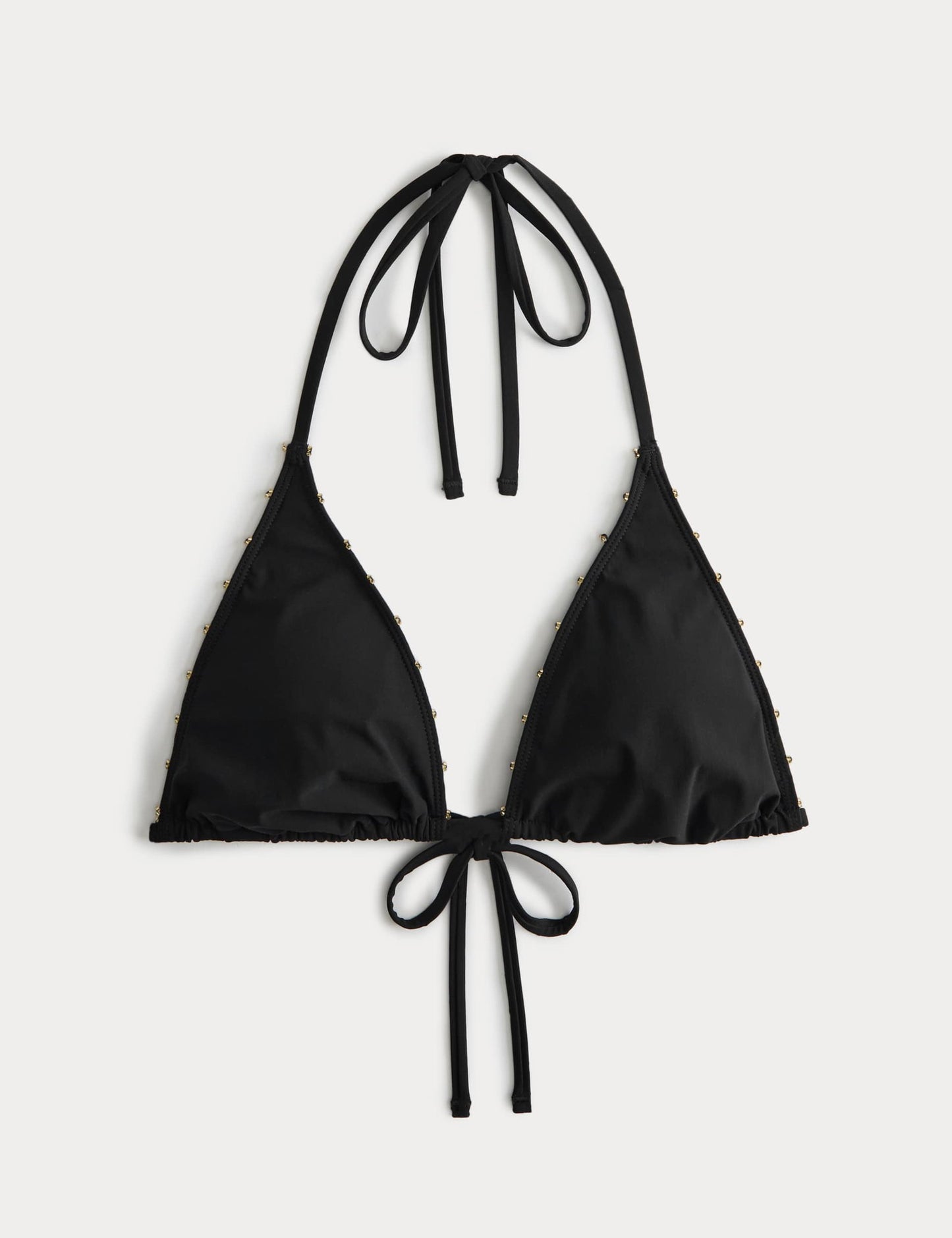 Boncuklu Üçgen Bikini Üstü