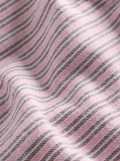 Açık Pembe Softest Flannel Gömlek Pijama Üstü