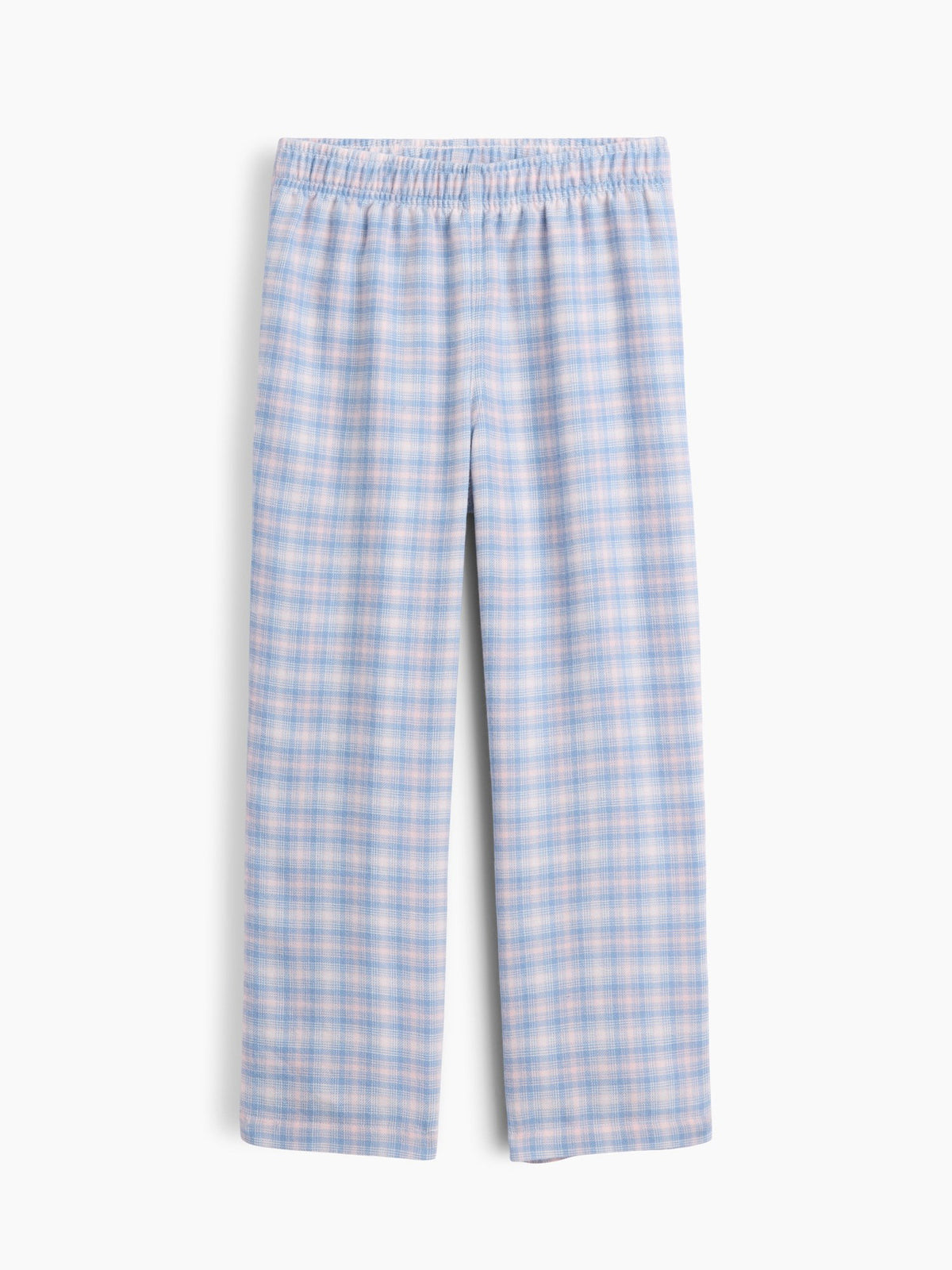 Açık Pembe Ekose Flannel Pijama Altı