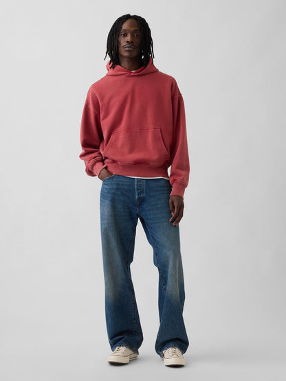 Kırmızı Heavyweight Oversized Sweatshirt