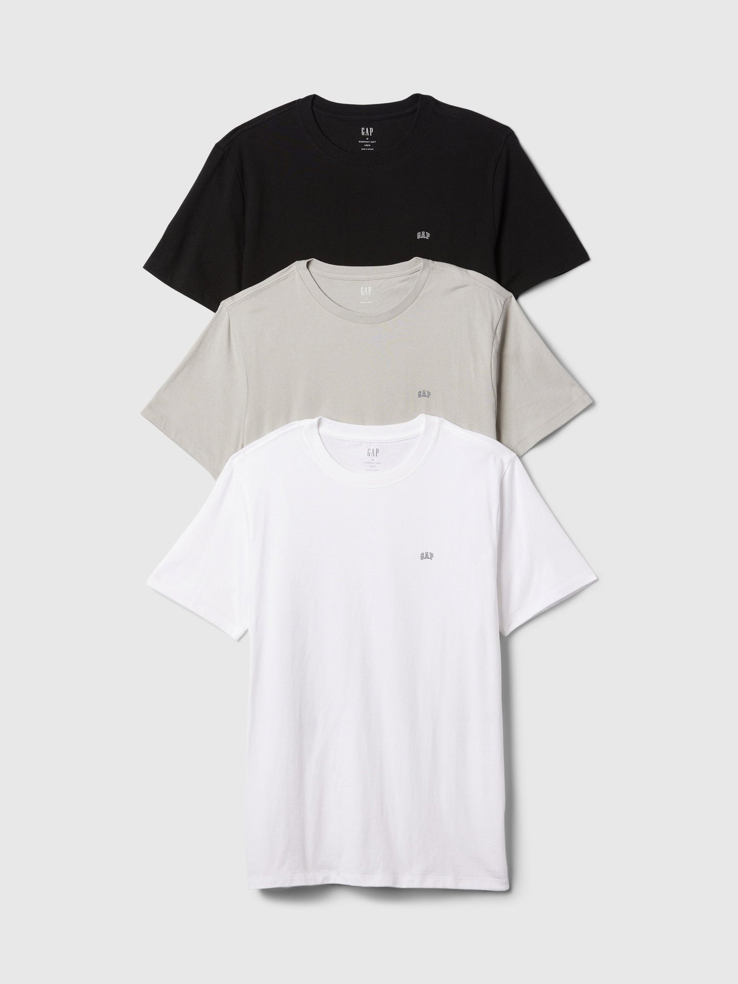 Çok Renkli Everyday Soft Gap Mini-logo 3'lü T-shirt