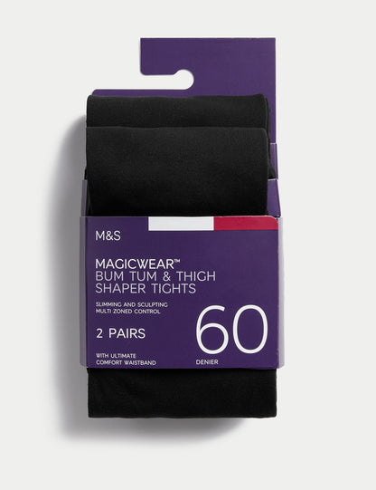 2'li 60 Den Magicwear:trade_mark: Opak Külotlu Çorap