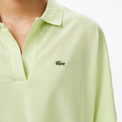Lacoste Kadın Relaxed Fit Sarı Polo