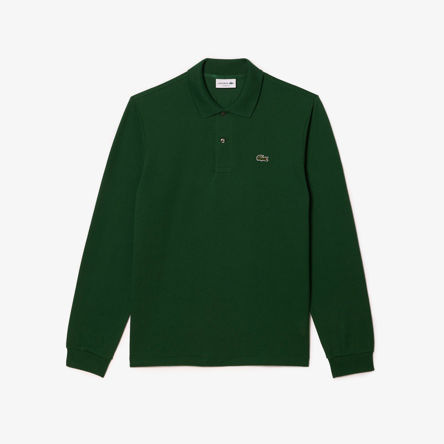 Lacoste Erkek Classic Fit Uzun Kollu Yeşil L1212 Polo