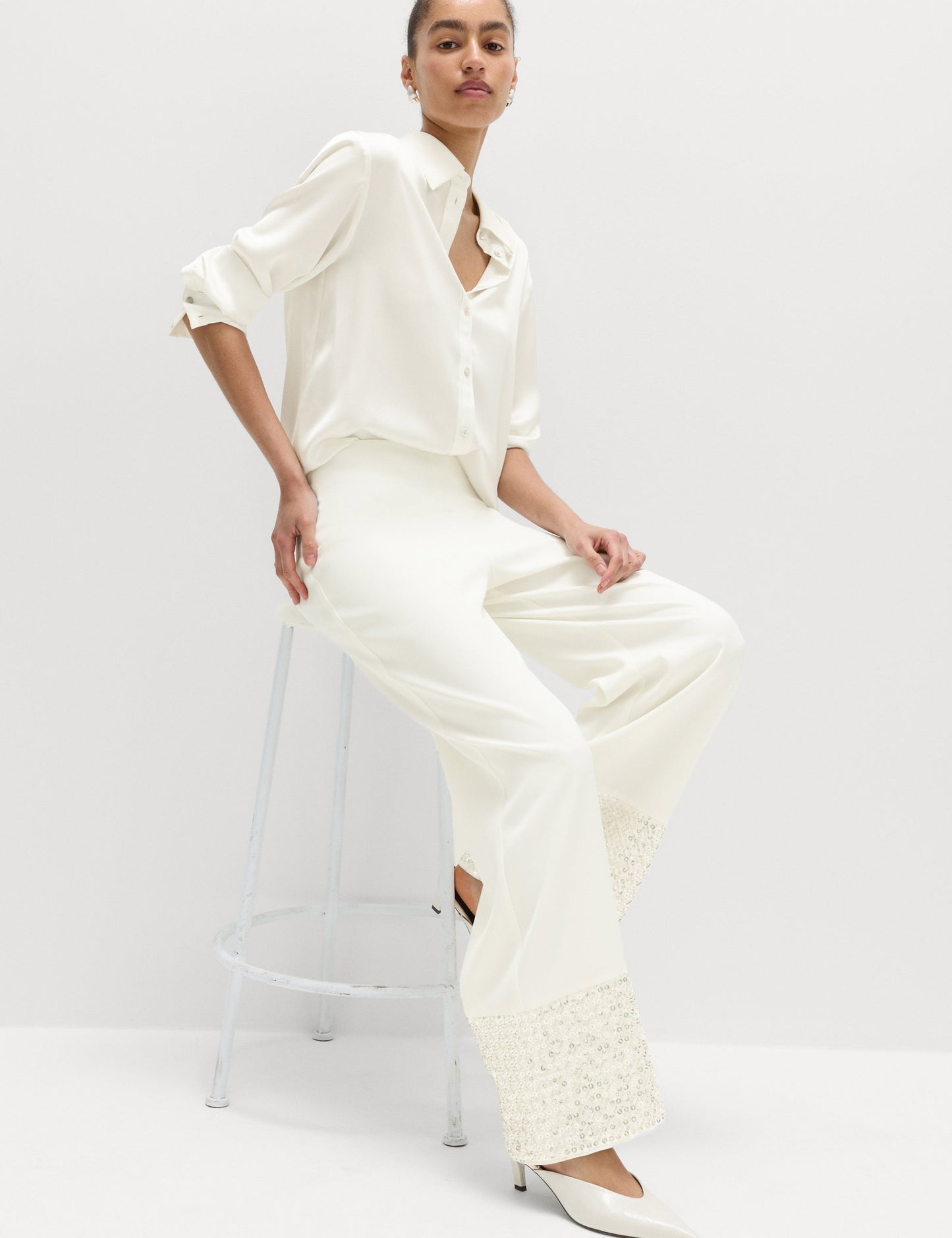 Süsleme Detaylı Pantolon