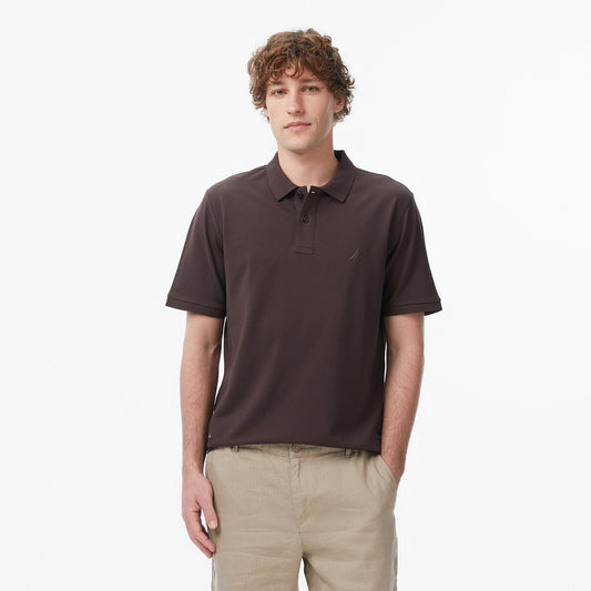 Nautica Erkek Kahverengi Regular Fit Polo Yaka T-shirt