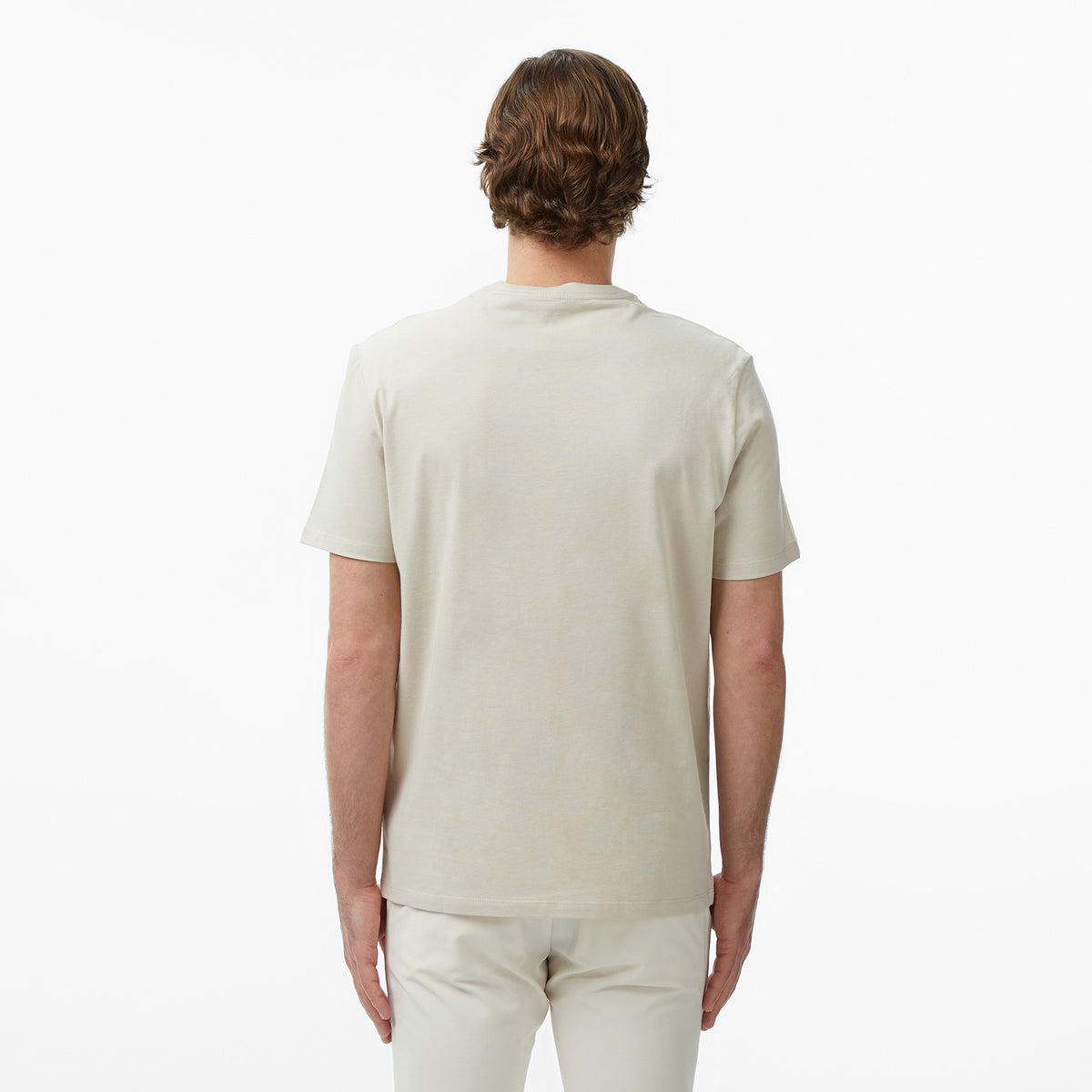 Calvin Klein 30s Sportswear Grap Erkek Bej T-shirt