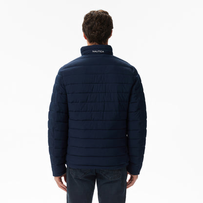 Nautica Erkek Bej Regular Fit Çift Taraflı Mont