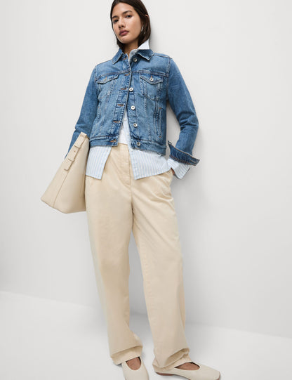 Regular Fit Denim Ceket