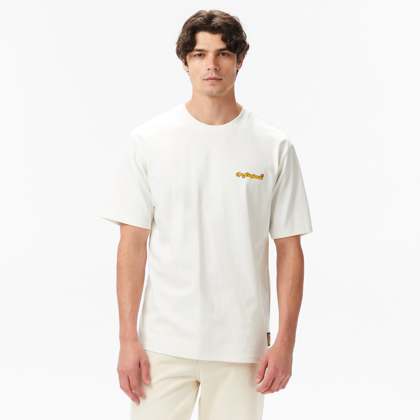 Les Benjamins Erkek Beyaz T-shirt
