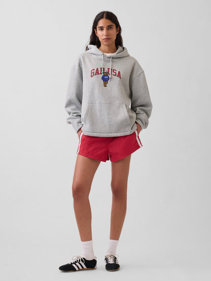 Açık Gri Vintagesoft Oversized Americana Logo Sweatshirt