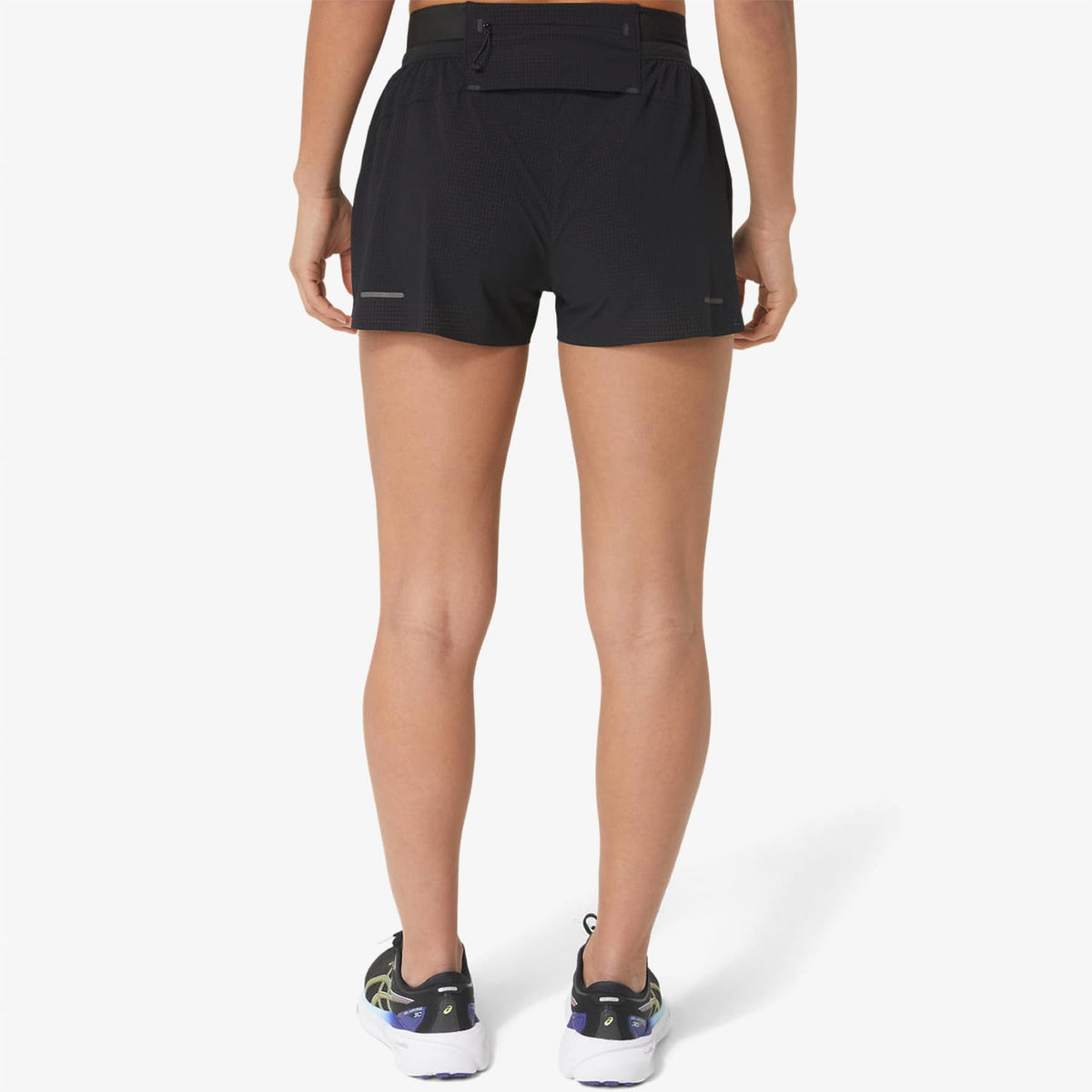 Asics Metarun Split Kadın Siyah Koşu Şortu