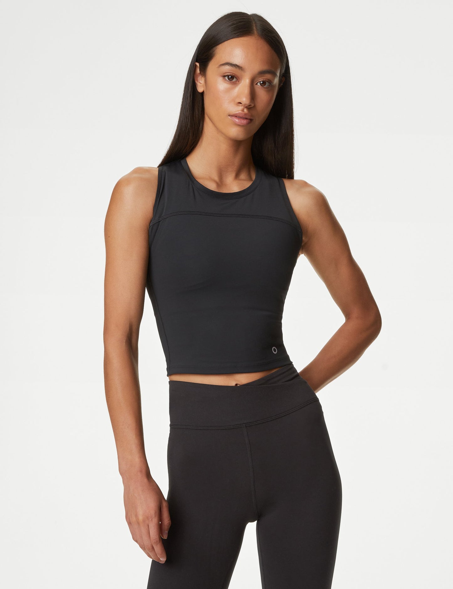 Fitted Fit Crop Sporcu Üstü
